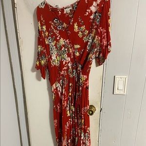 High Low Floral Dress